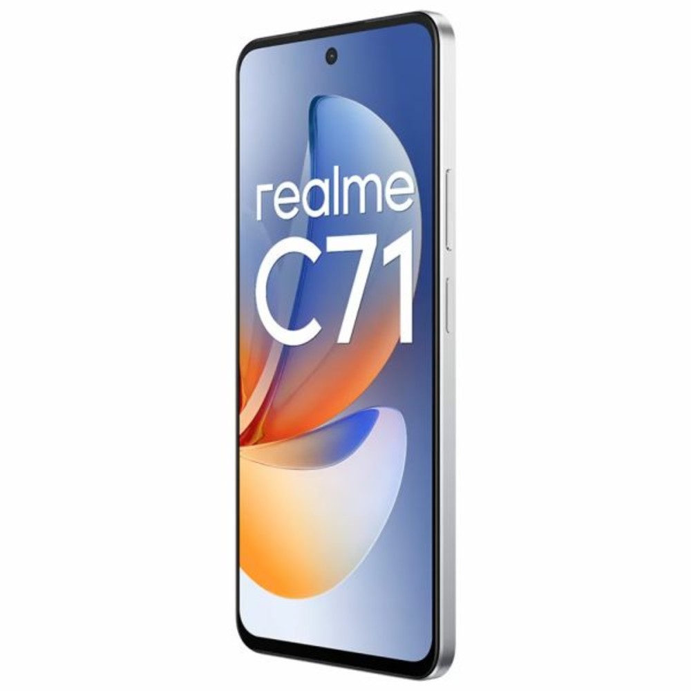 Smartphone Realme C71 RMX5303 6.67" DS LTE NFC 4/256GB 50/5Mp 45W - White Anatel