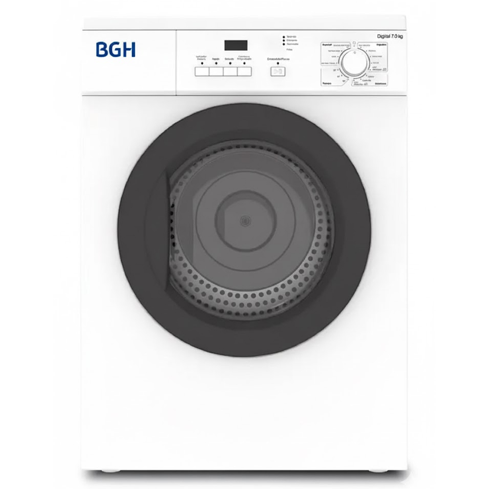 Secarropas BHG BDF07W24PY Carga Frontal 7KG 220V - Blanco