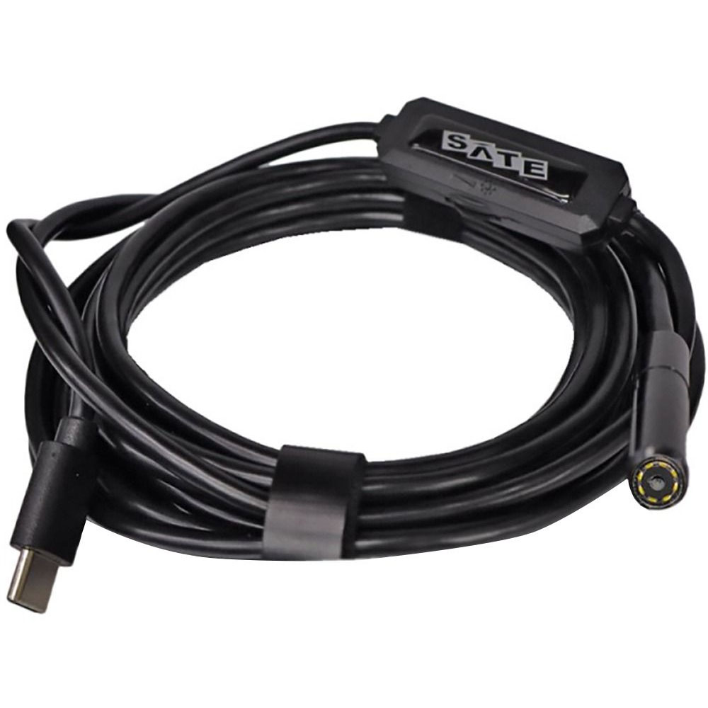 Cámara Endoscope Boroscopio Sate A-GL931 Tipo-C/ Articulado 1 Metro - Negro