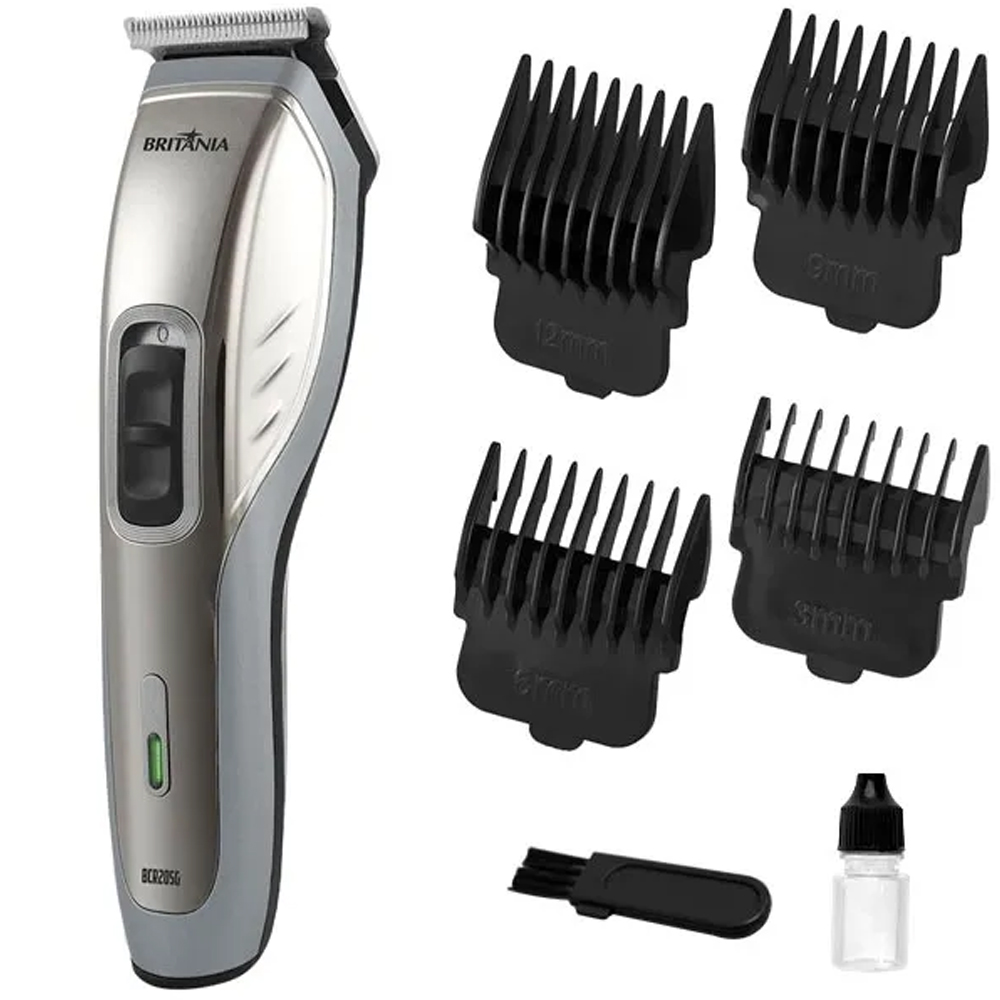 Cortador De Pelo Britania BCR20SG INOX 18W/220V