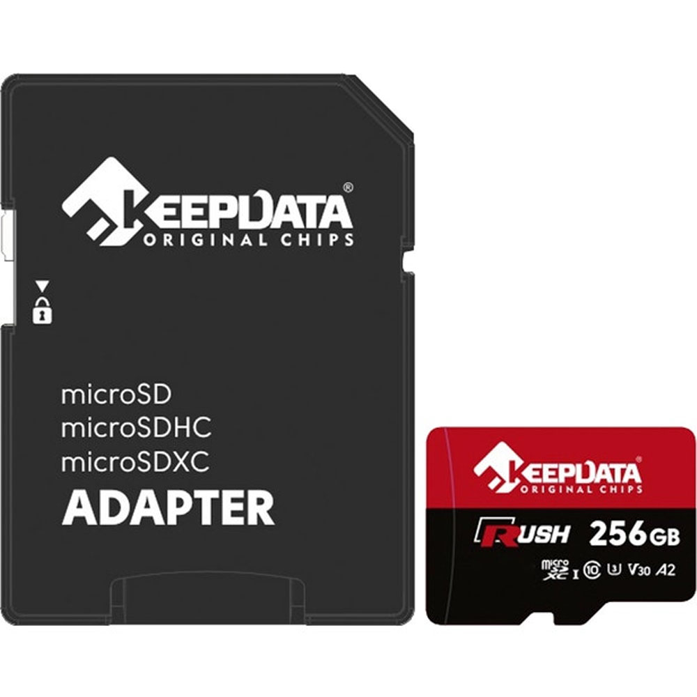 Memoria Micro SD KeepData Rush KDMSDCV3A2/256 de 256GB