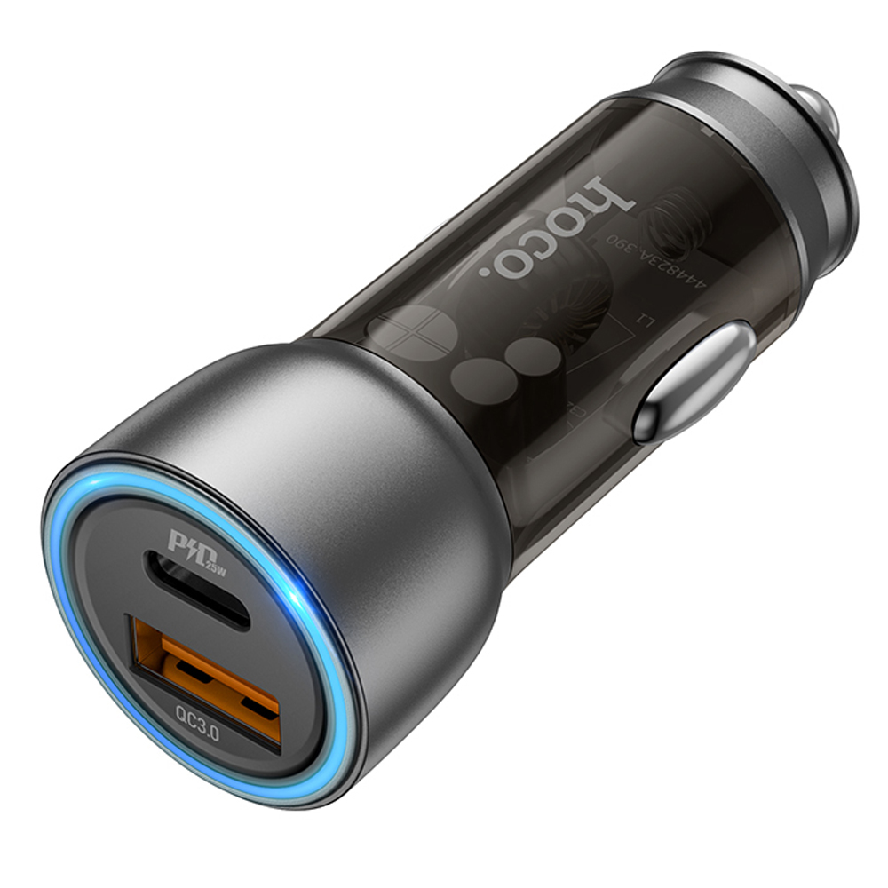 Cargador Hoco NZ8 PD25W+QC3.0 43W - Black