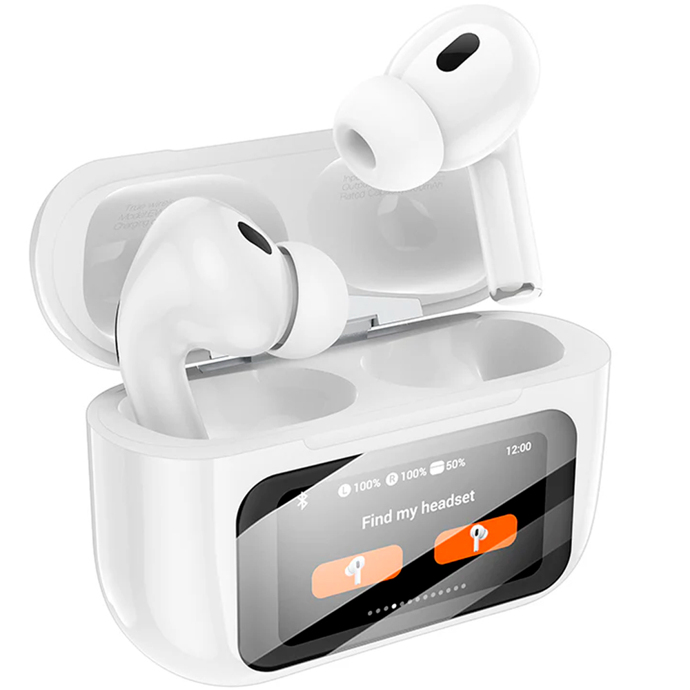 Auricular Hoco EW72 Ltie Bluetooth LCD - White
