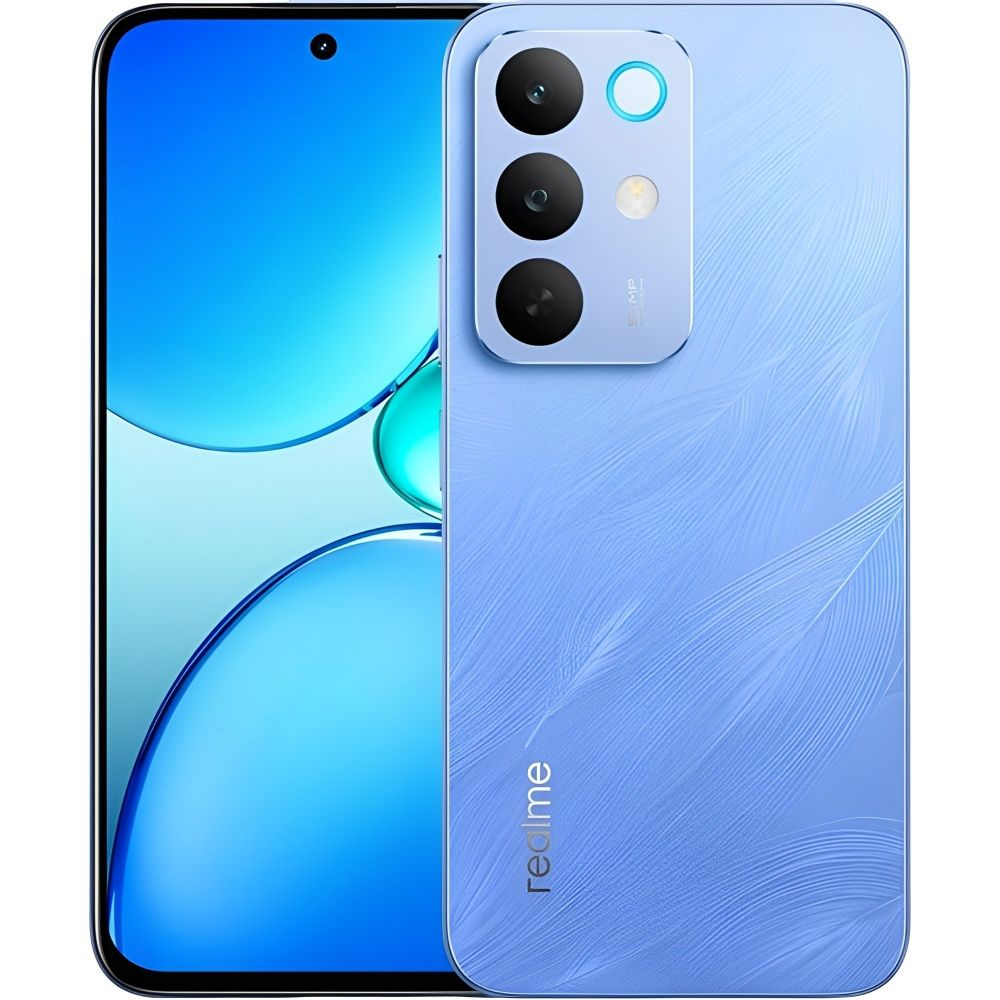 Smartphone Realme C85 RMX5566 DS LTE NFC 6/128GB 6.8" 50/8MP A15 - Kingficher Blue Anatel