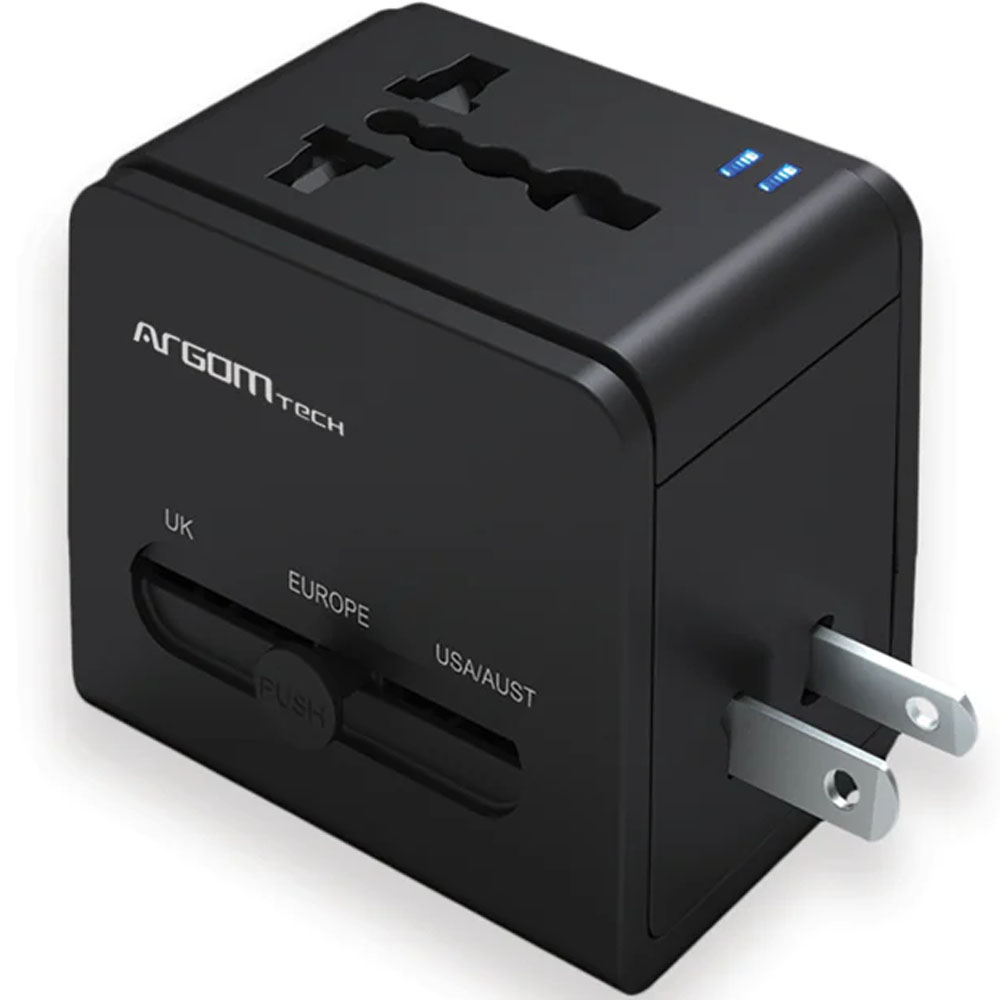 Adaptador Argom Universal All-In-One ARG-CB-0298BK A00680 - Negro