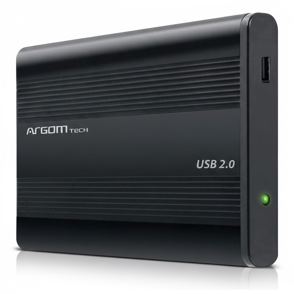 Gaveta Argom 2.5'' ARG-AC-1030 A00040 480MBPS USB2.0- Negro