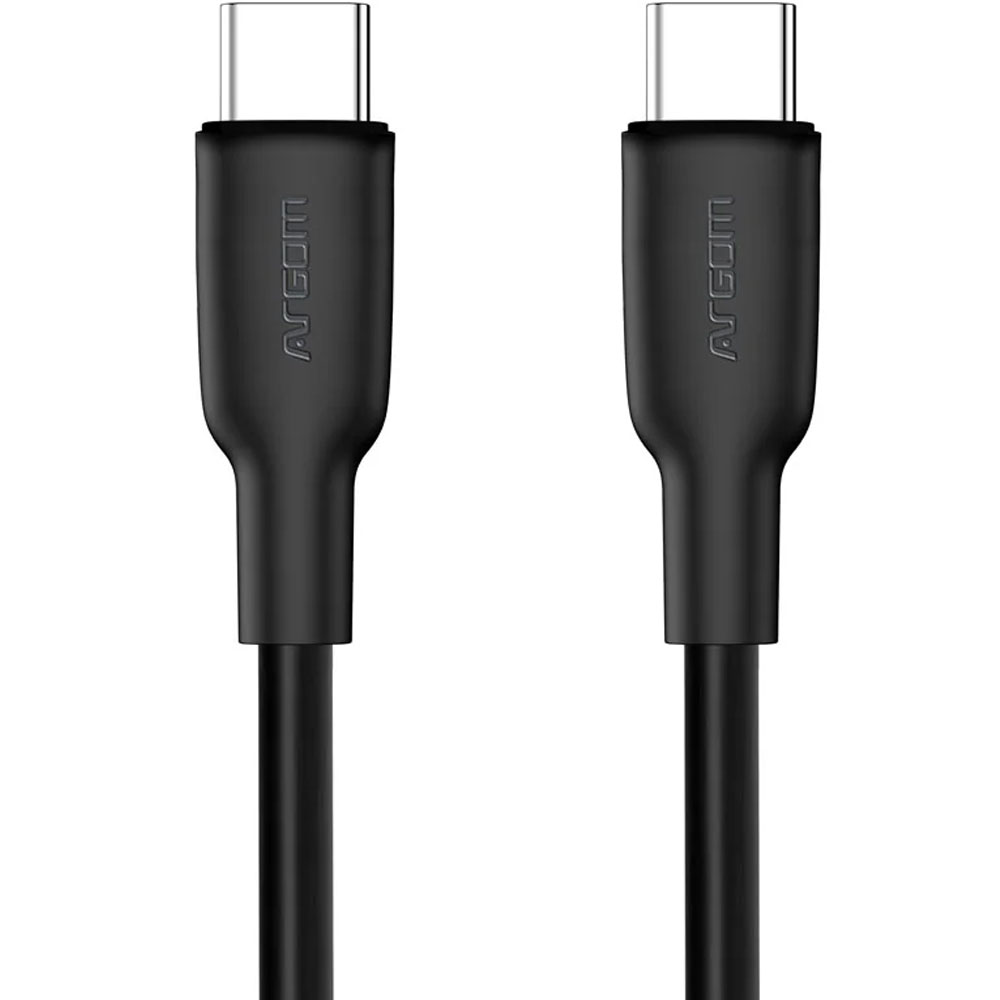 Cable Argom ARG-CB-0070BK A00633 Type-C/Typo-C 1.8 Metros/65W - Negro
