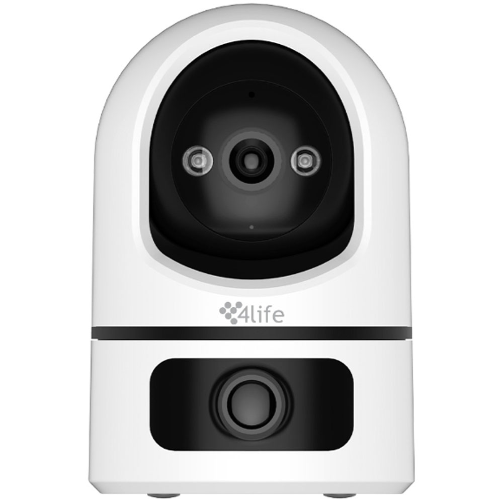 Cámara IP 4Life FLU25X Wi-Fi 360º Trakduo Dualband - Blanco
