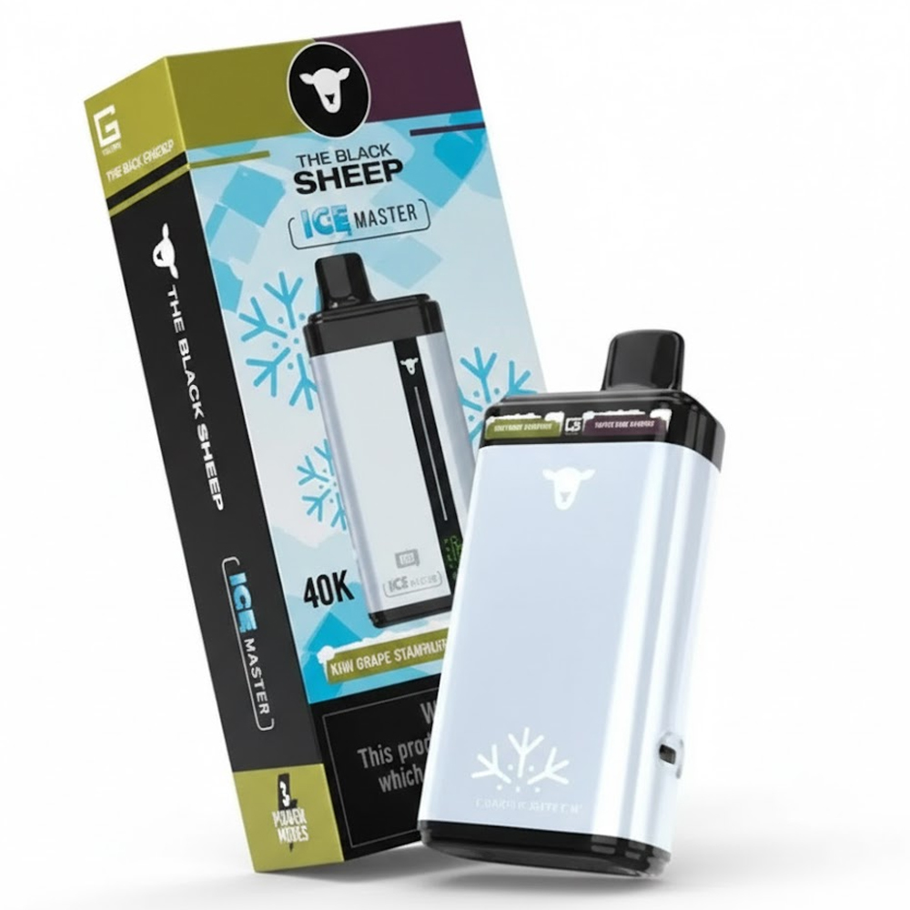 Vaper Desechable Black Sheep 40K Puffs Ice Master - Grape Strawberry/Açaí Strawberry Banana