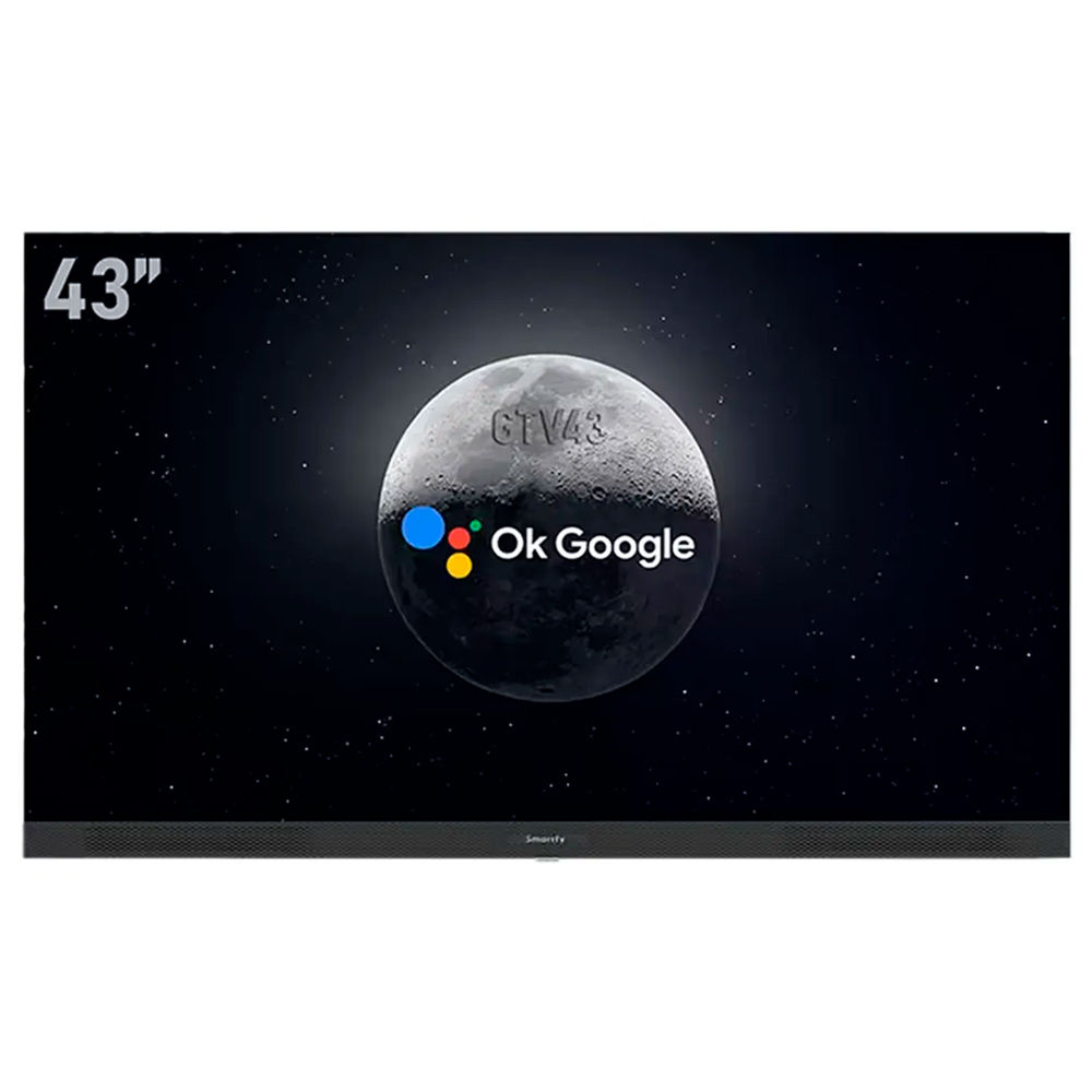Smart Tv Led 43'' Smartfy GTV43 FHD/HDMI/WIFI C/Soundbar Google Tv