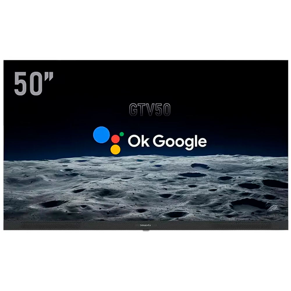 Smart Tv Led 50'' Smartfy GTV50 UHD/HDMI/WIFI C/Soundbar Google Tv