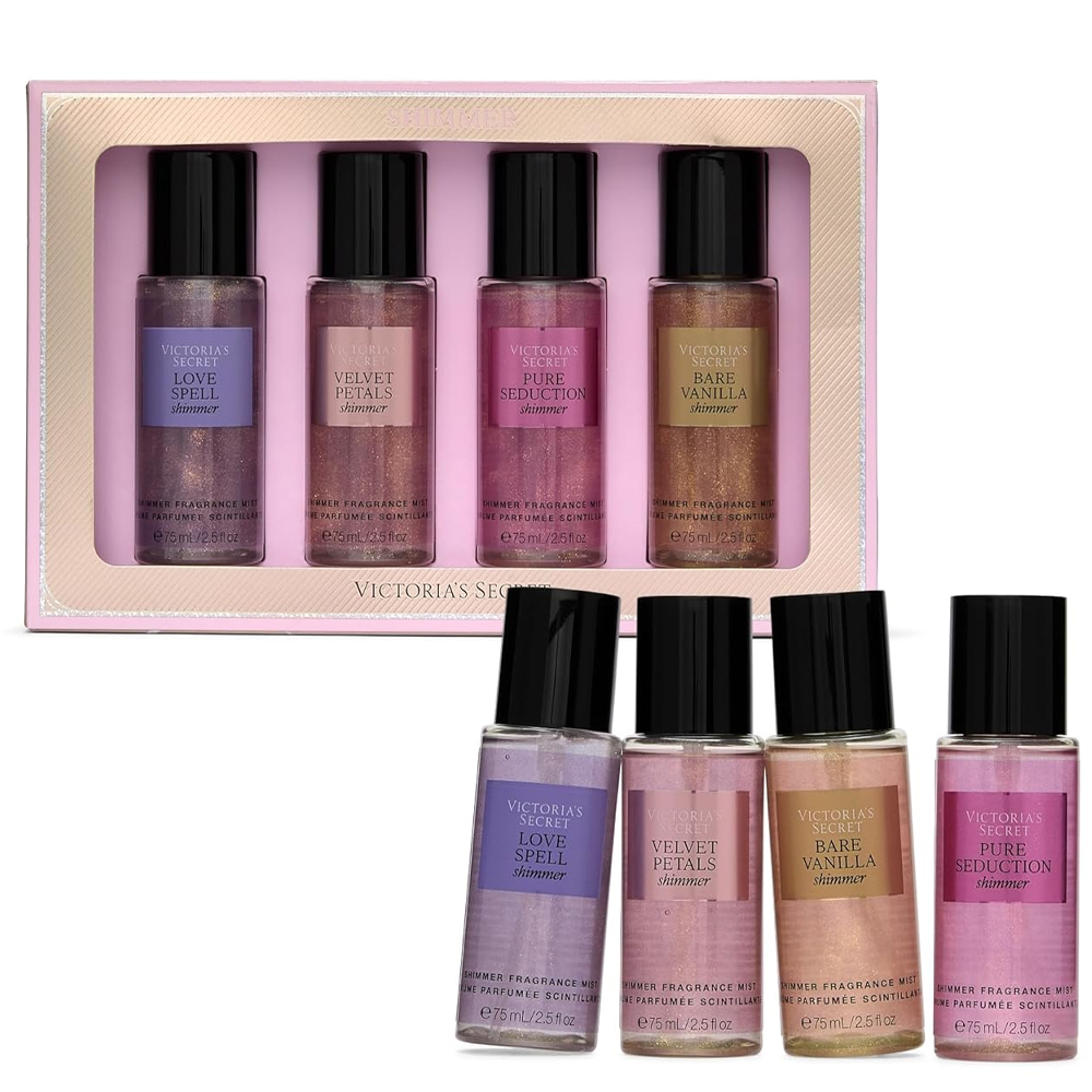 Victoria's Secret Mini Splash Shimmer Kit 4 Unidades - 75mL