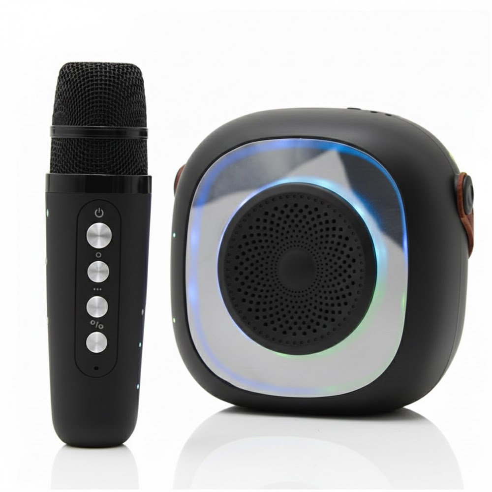 Speaker Ecopower EP-2113 USB/AUX/SD Con Microfono - Black
