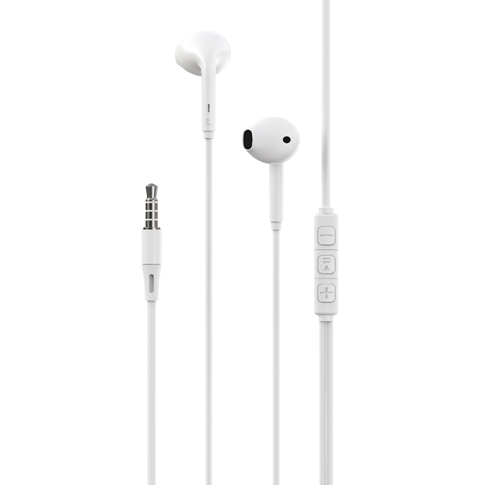 Auricular Devia Con Cable Kintone Serie A3 3.5mm - White