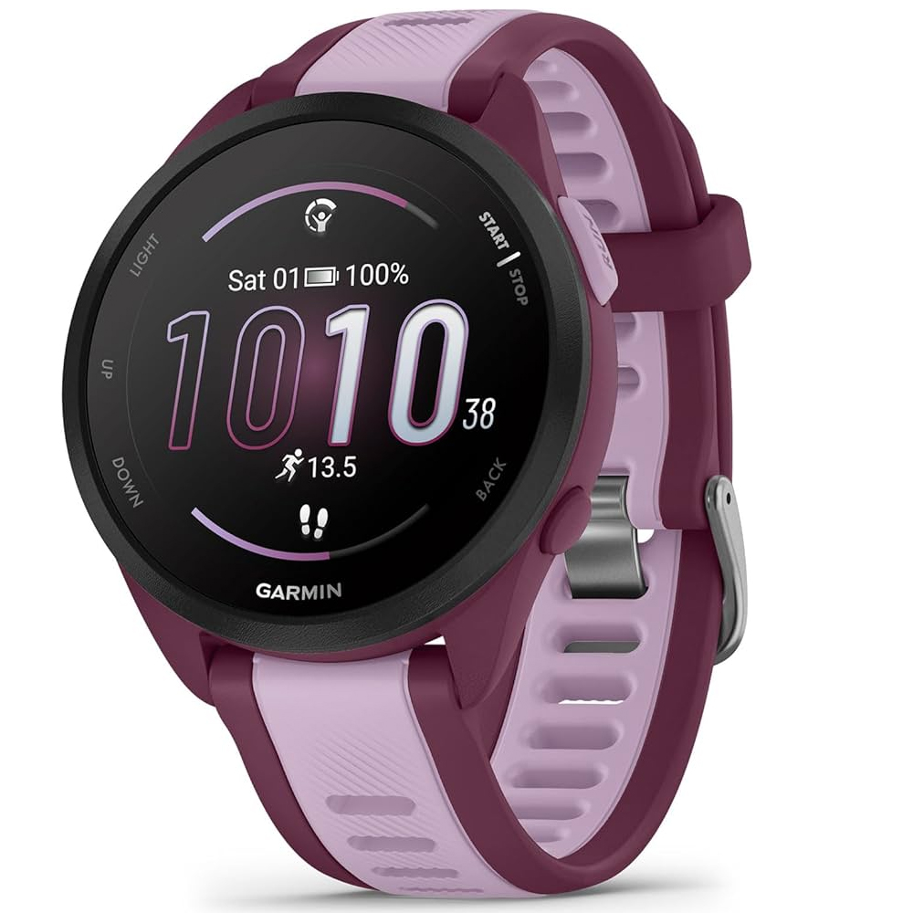 Reloj GPS Garmin Forerunner 165 Music 43mm 010-02863-33 - Berry/Lilac