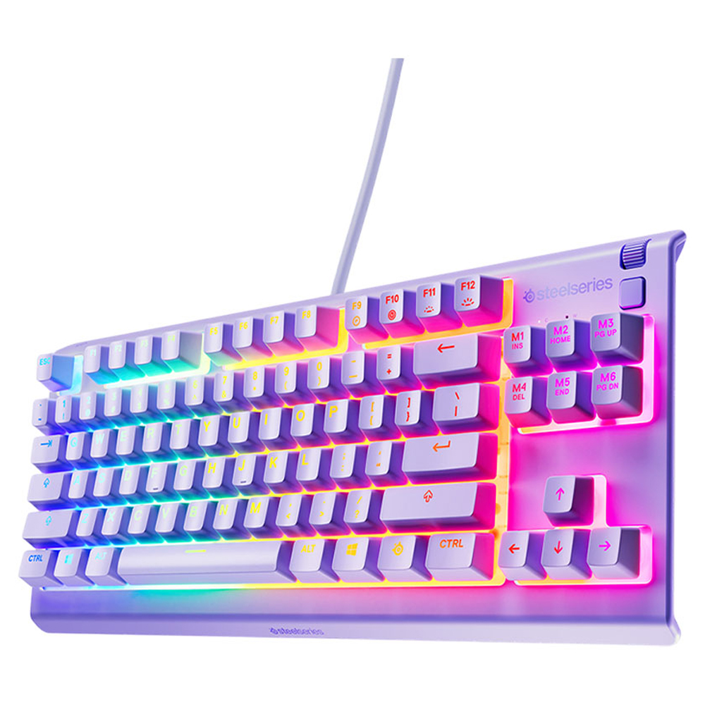 Teclado Steelseries Apex 3 TKL RGB 64940 US - Lavender