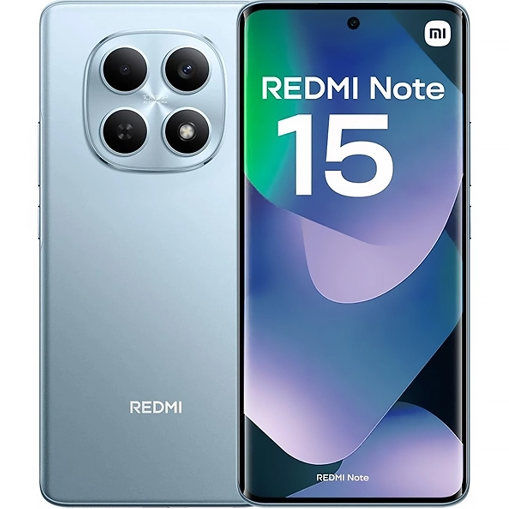 Smartphone Xiaomi Redmi Note 15 DS 5G 8/256GB 6.77" 180+8/20MP 45W - Blue (US)
