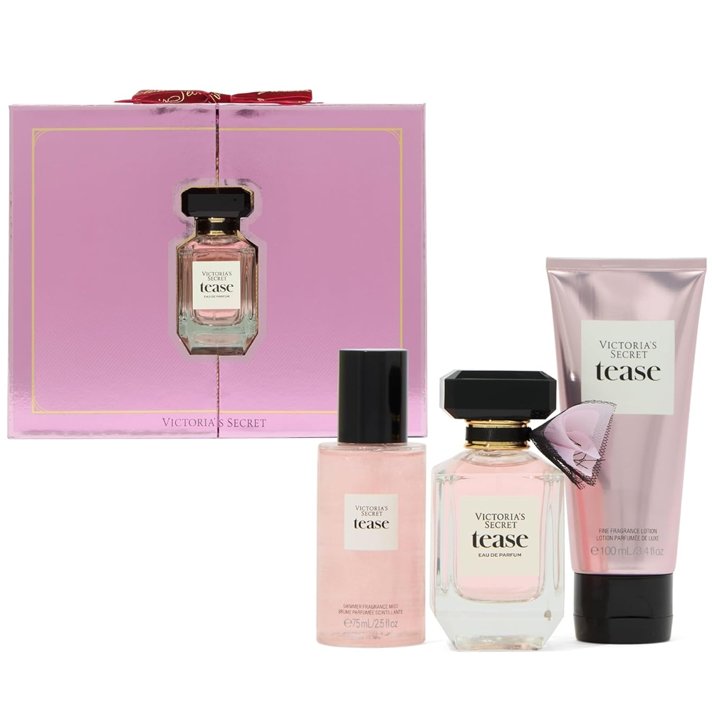 Victoria's Secret Kit Tease Life Is Delicious 3 Unidades - 100/50/75mL