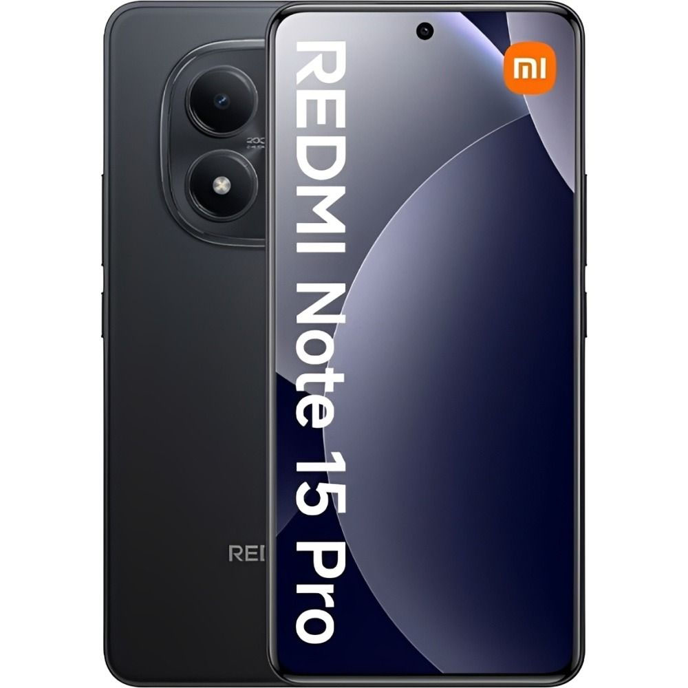 Smartphone Xiaomi Redmi Note 15 Pro LTE DS 8/256GB 6.77" 200+8/20MP 45W - Black (US)