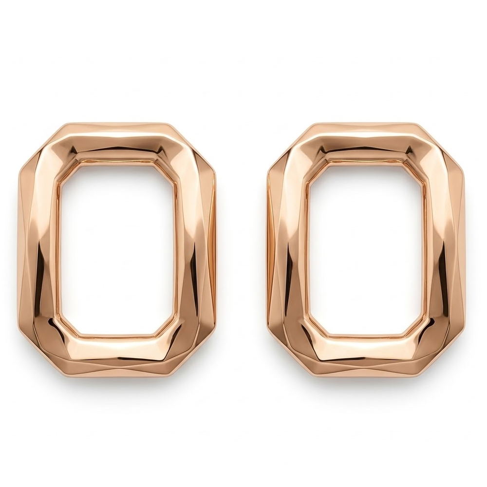 Broche P/Zapato Tacon Alto MZ-266-14 Metal Cuadrado