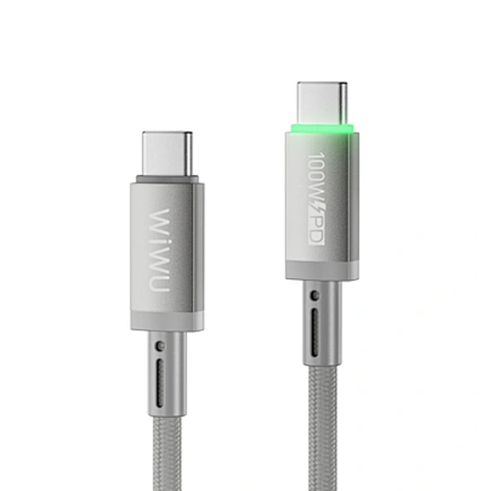 Cable Wiwu Maglink WI-C084 USB-C A USB-C 100W 1M - Gray