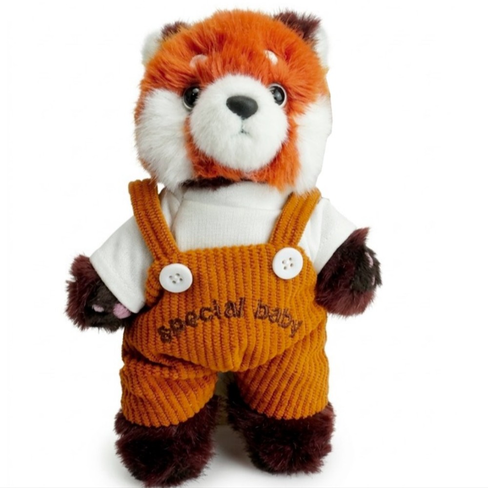 Peluche Oso Rojo MZ-327 18CM Con Macacon