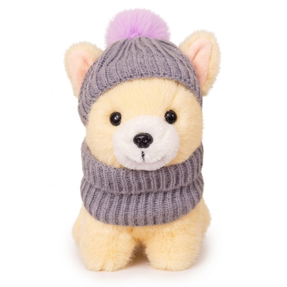 Peluche Perro MZ-339 20CM 2391A  Invierno Lila