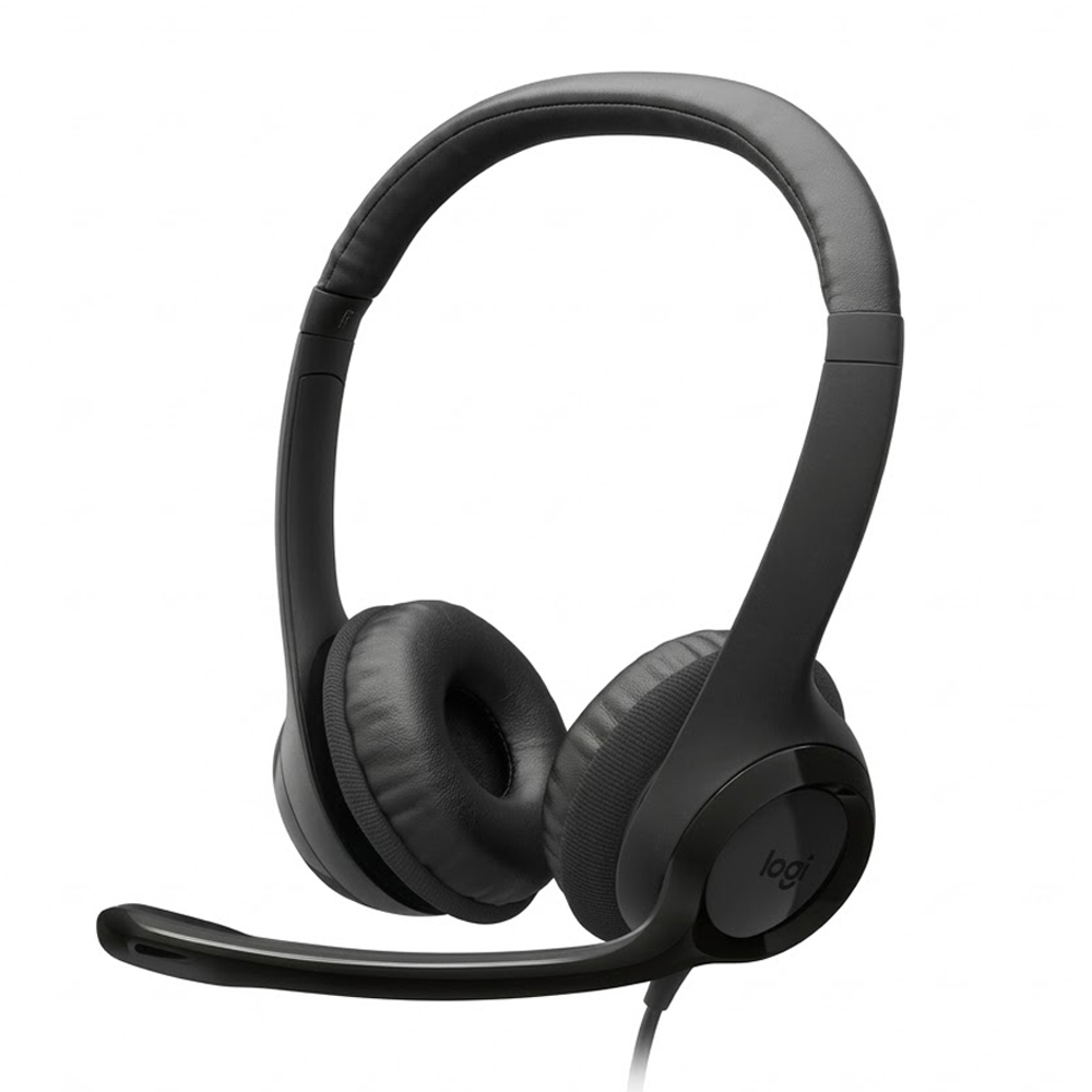 Auricular Logitech H390 981-001575 USB-C - Negro