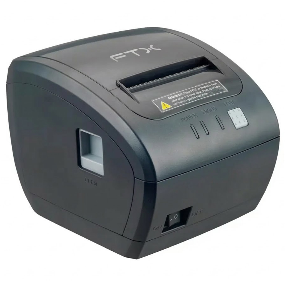 Impresora Termica FTX FTXP-80S USB/RED/Serial Bivolt - Negro