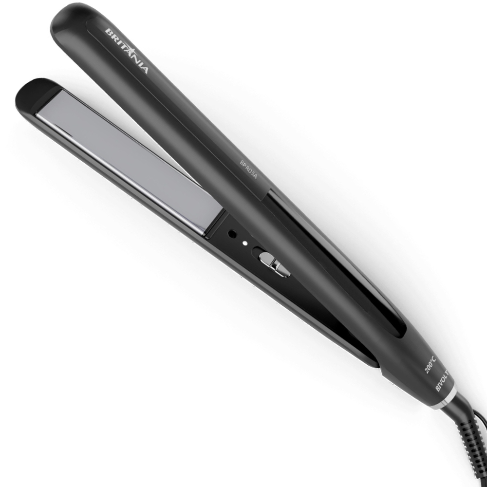 Alisador Britania BPR03A Bivolt - Black