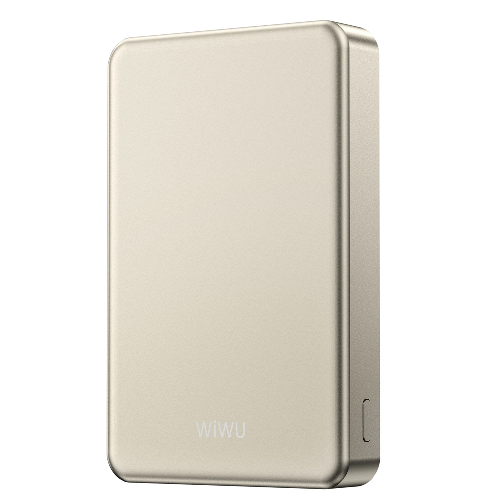 Cargador Portatil Wiwu Ultra Thin Magnetic P15-1 10000MAH - Gold