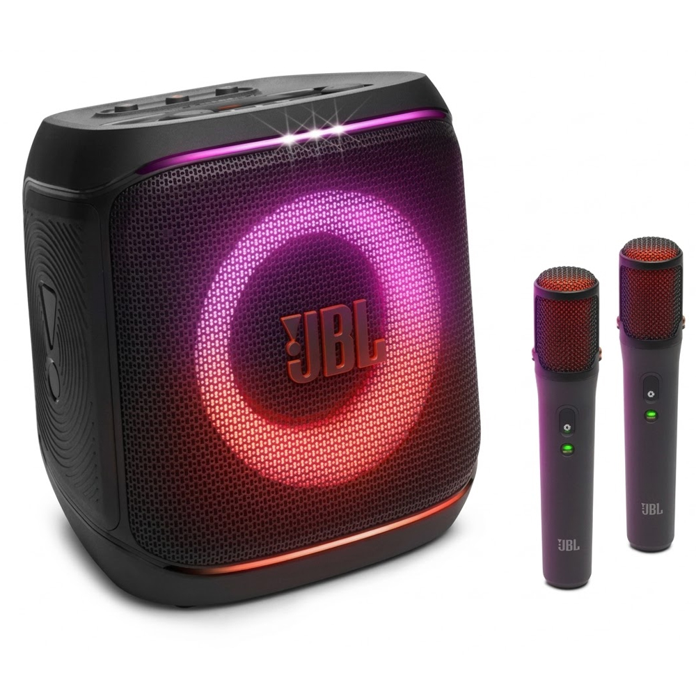 Spaeaker JBL Party Box Encore 2 Plus Con 2 Micrófonos Bivolt - Black