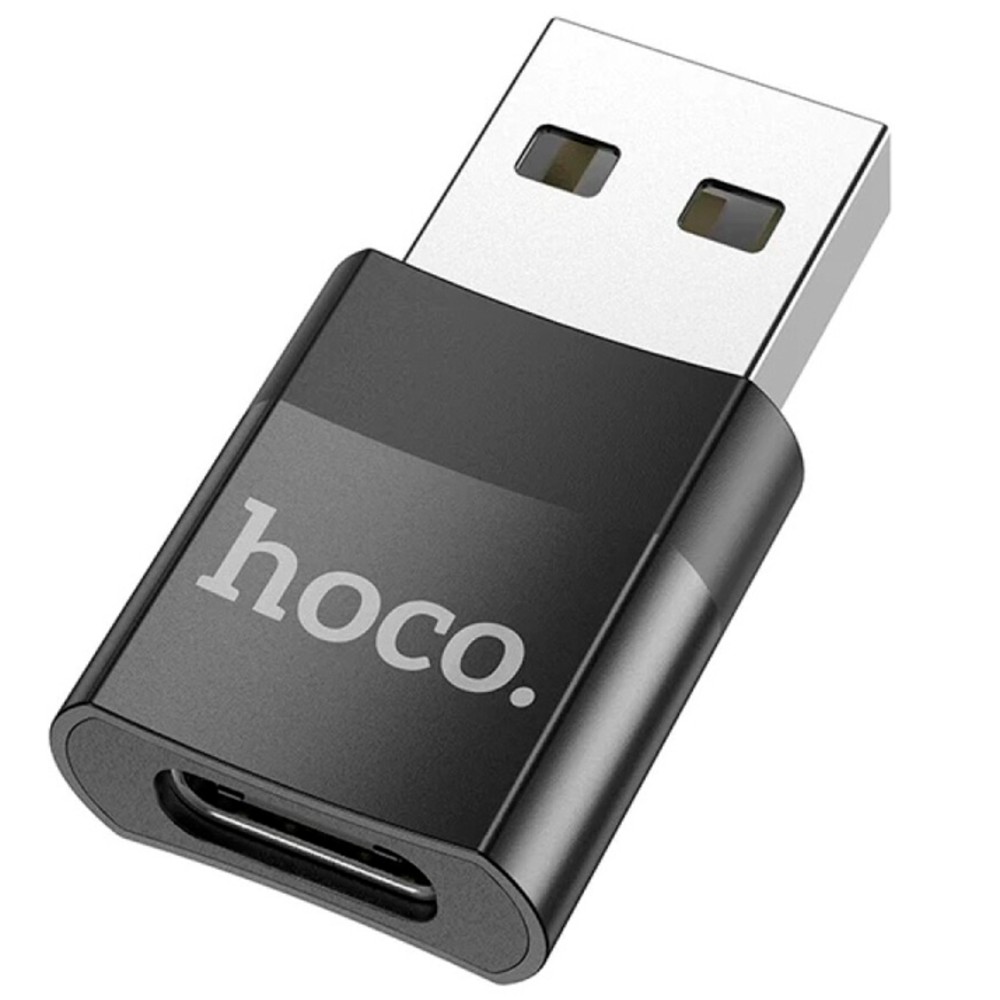Adaptador Hoco UA17 USB-A a USB-C - Black