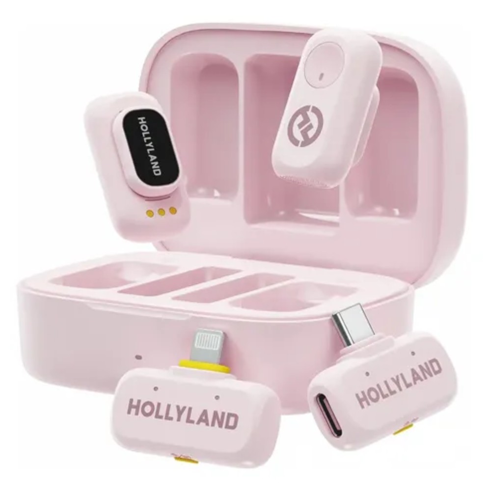 Micrófono Inalámbrico Hollyland Lark A1 Combo USB-C/IPH - Pink