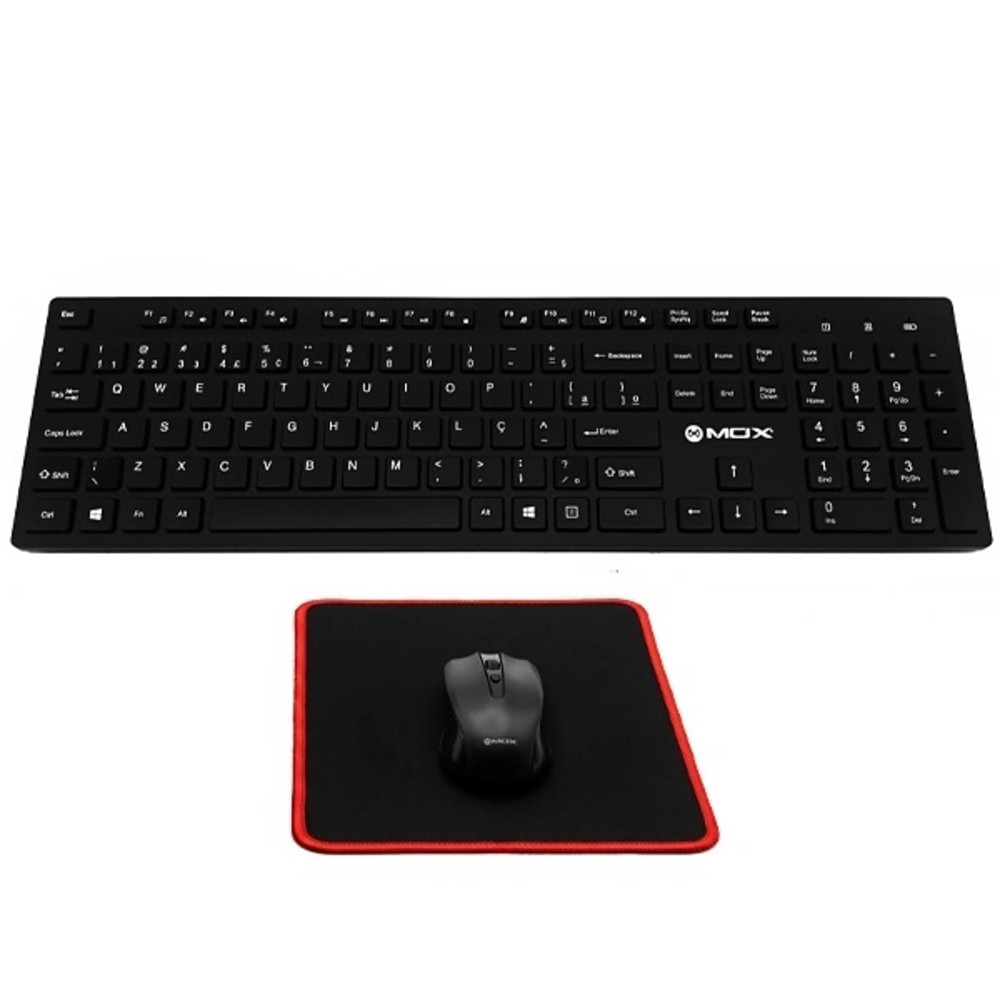 Kit Teclado+Mousepad Mox Mo-K351 Español