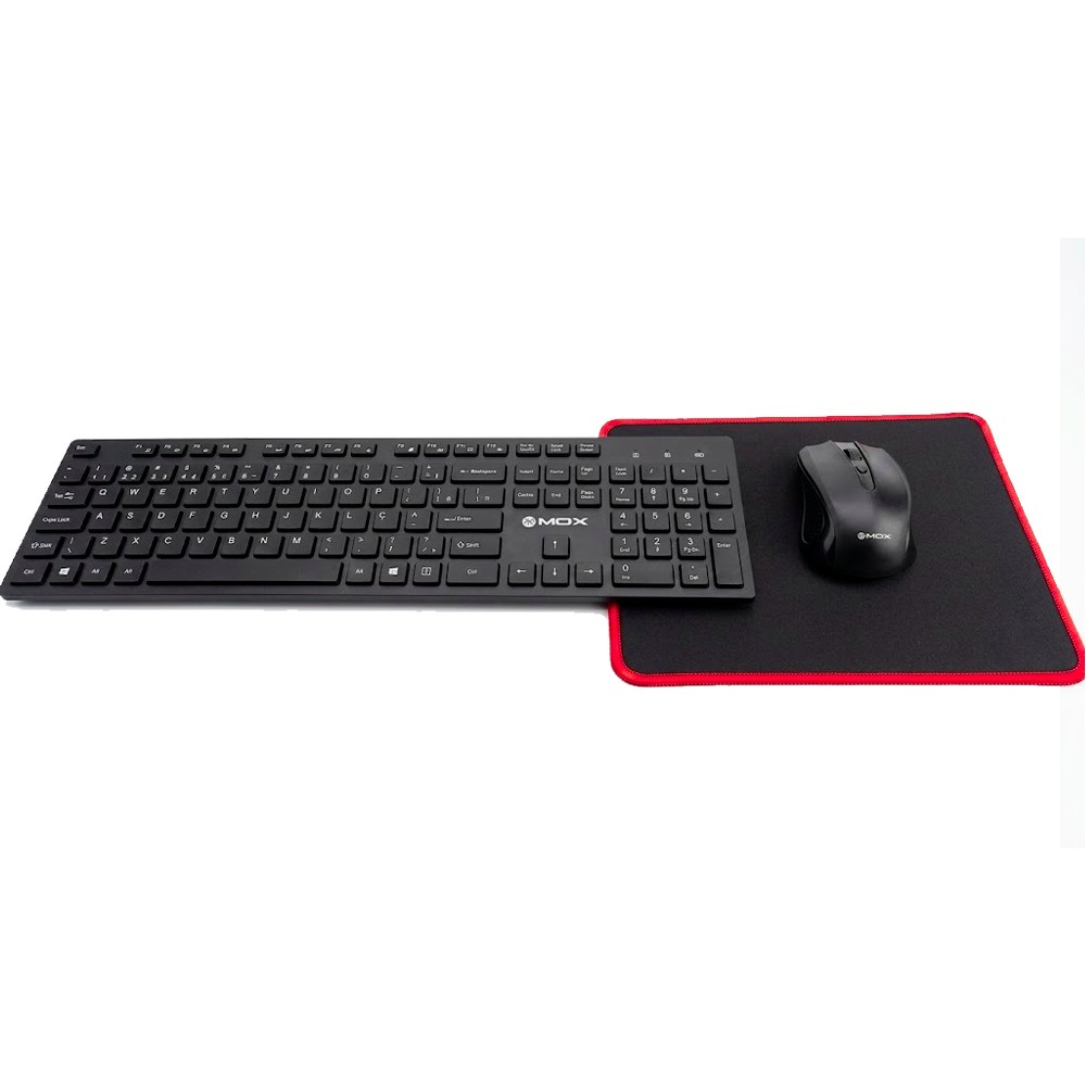 Kit Teclado + Mosepad Mox MO-K351 Wireles Portugues
