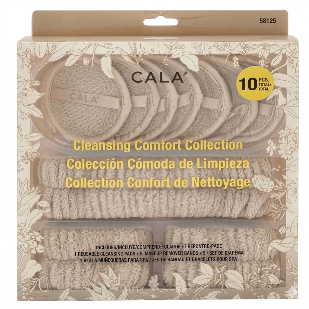 Set Limpieza Facial Cala Comfort Warm Vanilla 10PCS