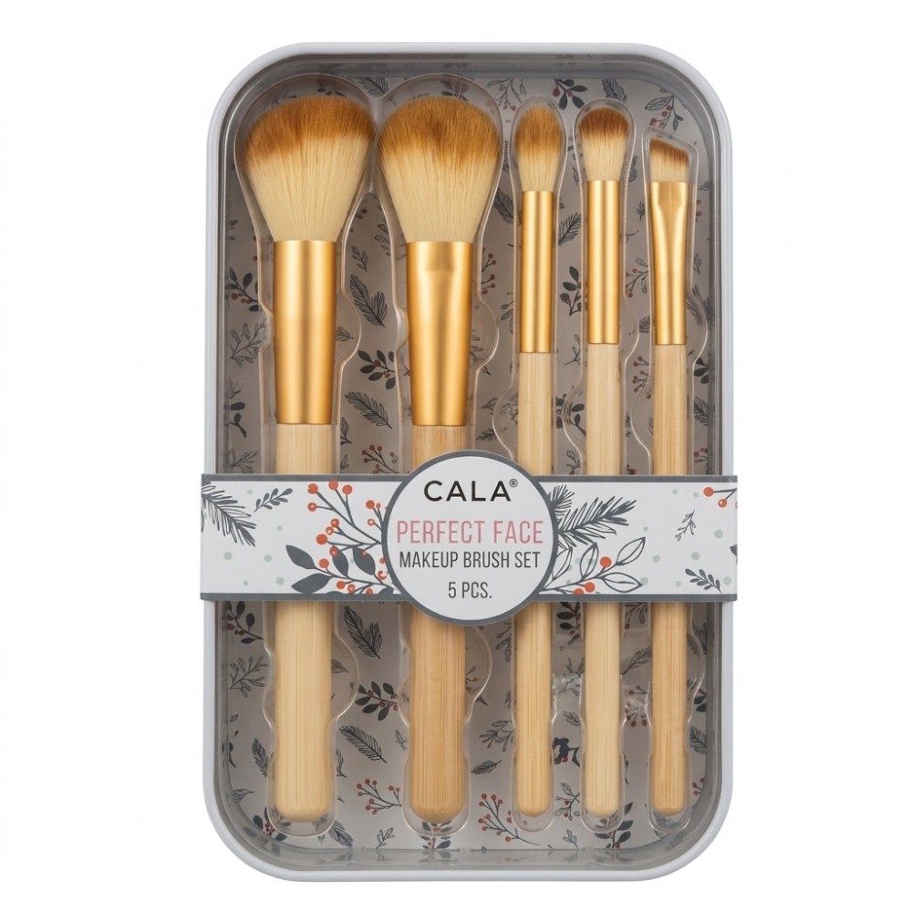 Set De Brocha Cala Bamboo Beauty 5PCS