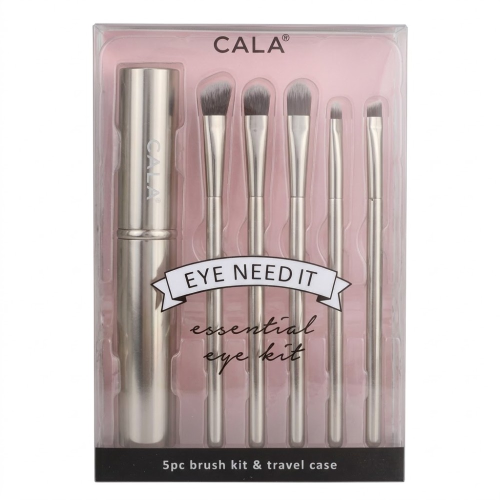 Set De Pinceles Cala Eye Need Gunmetal 5PCS