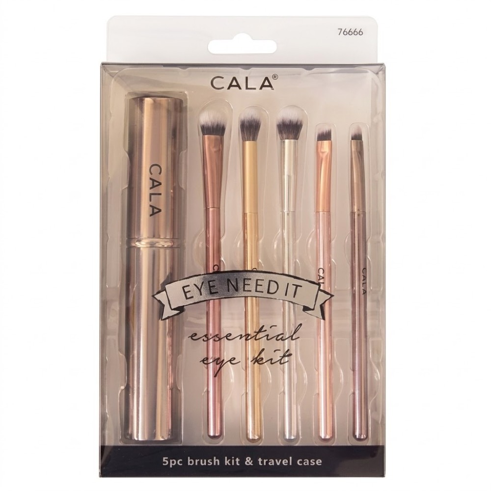 Set De Pinceles Cala Eye Need Mixed Metals 5PCS