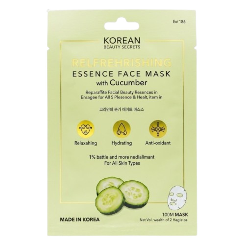 Mascarilla Cala Refreshing Essence Face Cucumber