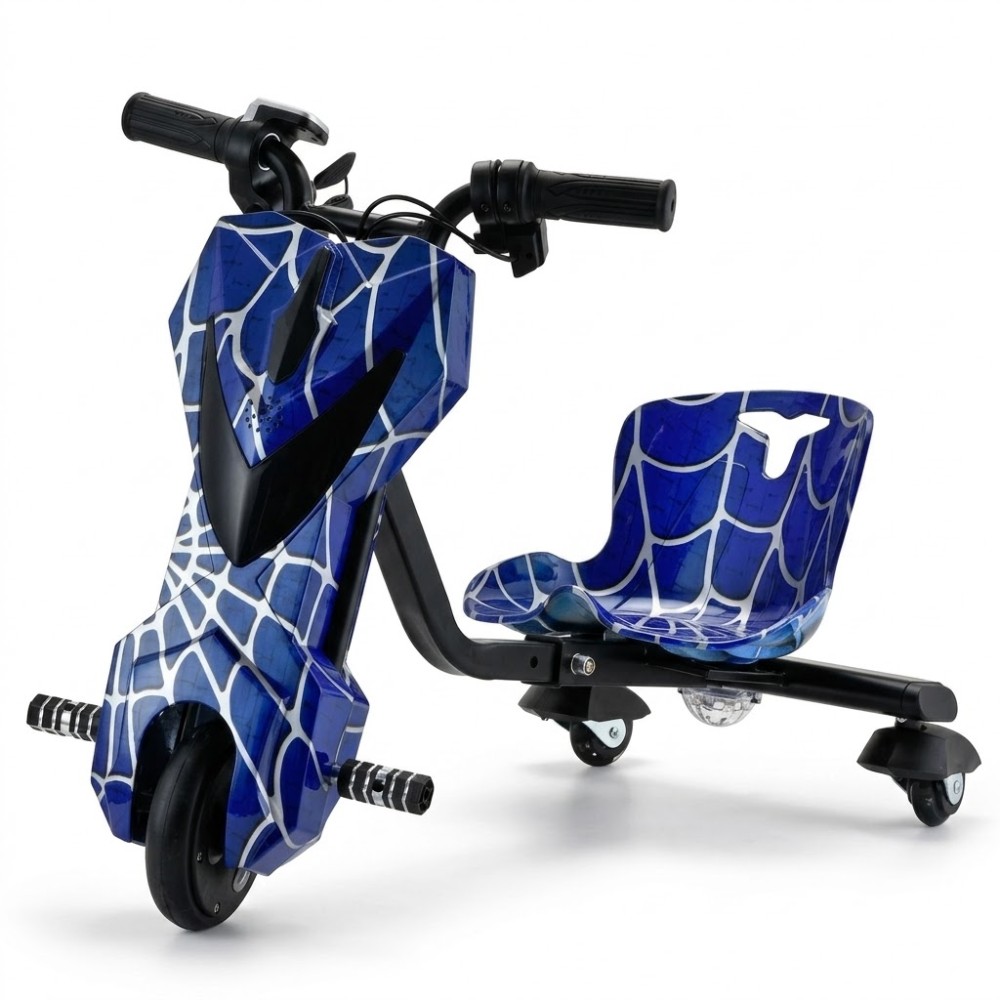 Triciclo Electrico Interbras N29  8.0 120KG 350W - Azul Araña