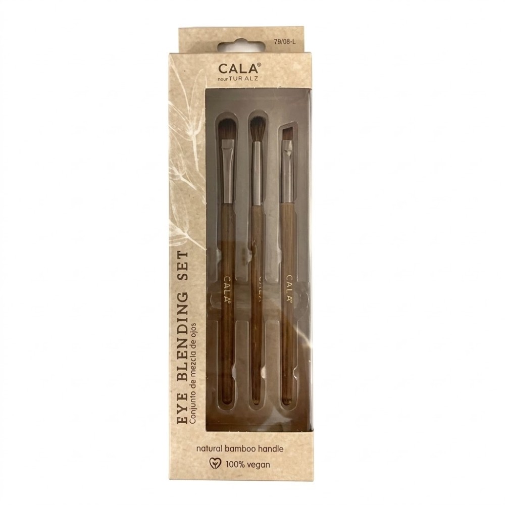 Set De Pinceles Cala Dark Bamboo Eye Blending 3PCS