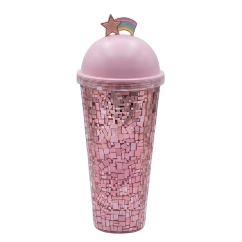 Vaso LZ-0225 650mL MZ-375- Rosa Pastel (Caja Fea)