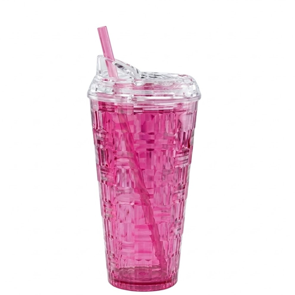 Vaso LZ-023-10-3 650mL MZ-376- Rosa