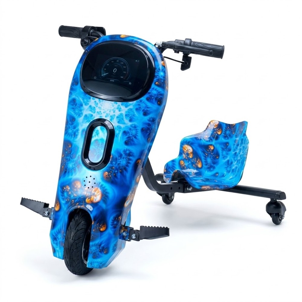 Triciclo Electrico Interbras N9 6.5 120KG 250W - Azul Oceano