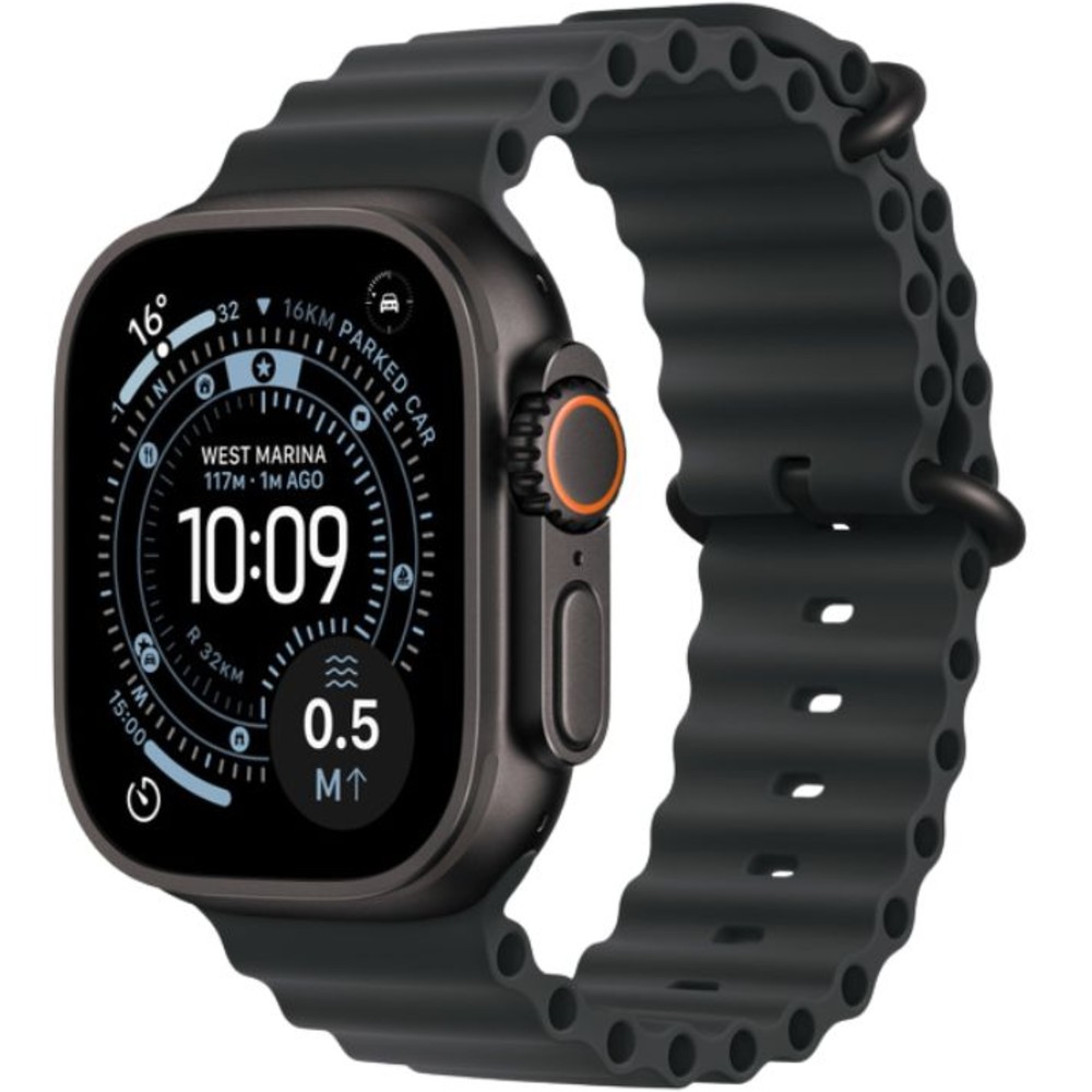 Apple Watch Ultra3 MF0J4LW/A 49mm Cell - Black W/Black Ocean