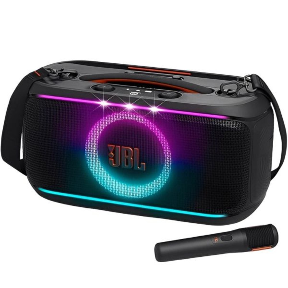 Speaker JBL Party Box On The GO 2 Plus Con Micrfono Bivolt - Black