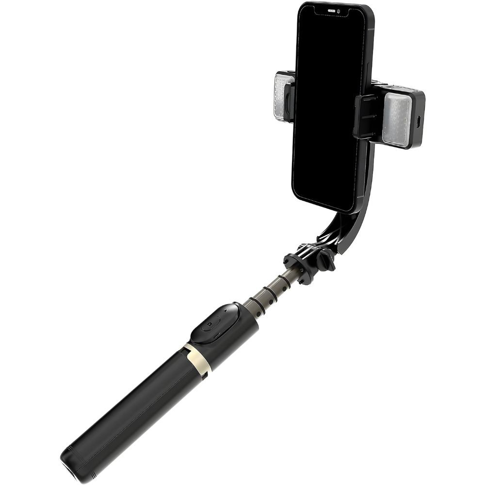 Estabilizador Smart Vision Q08D Gimbal Con Selfie Stick Tripode - Black