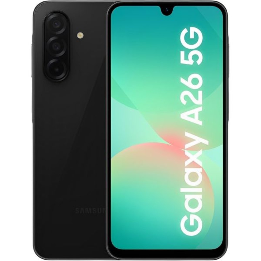 Smartphone Samsung Galaxy A26 A266B 6.7" 5G DS 8/256GB 50+8+2/32Mp - Black Arb